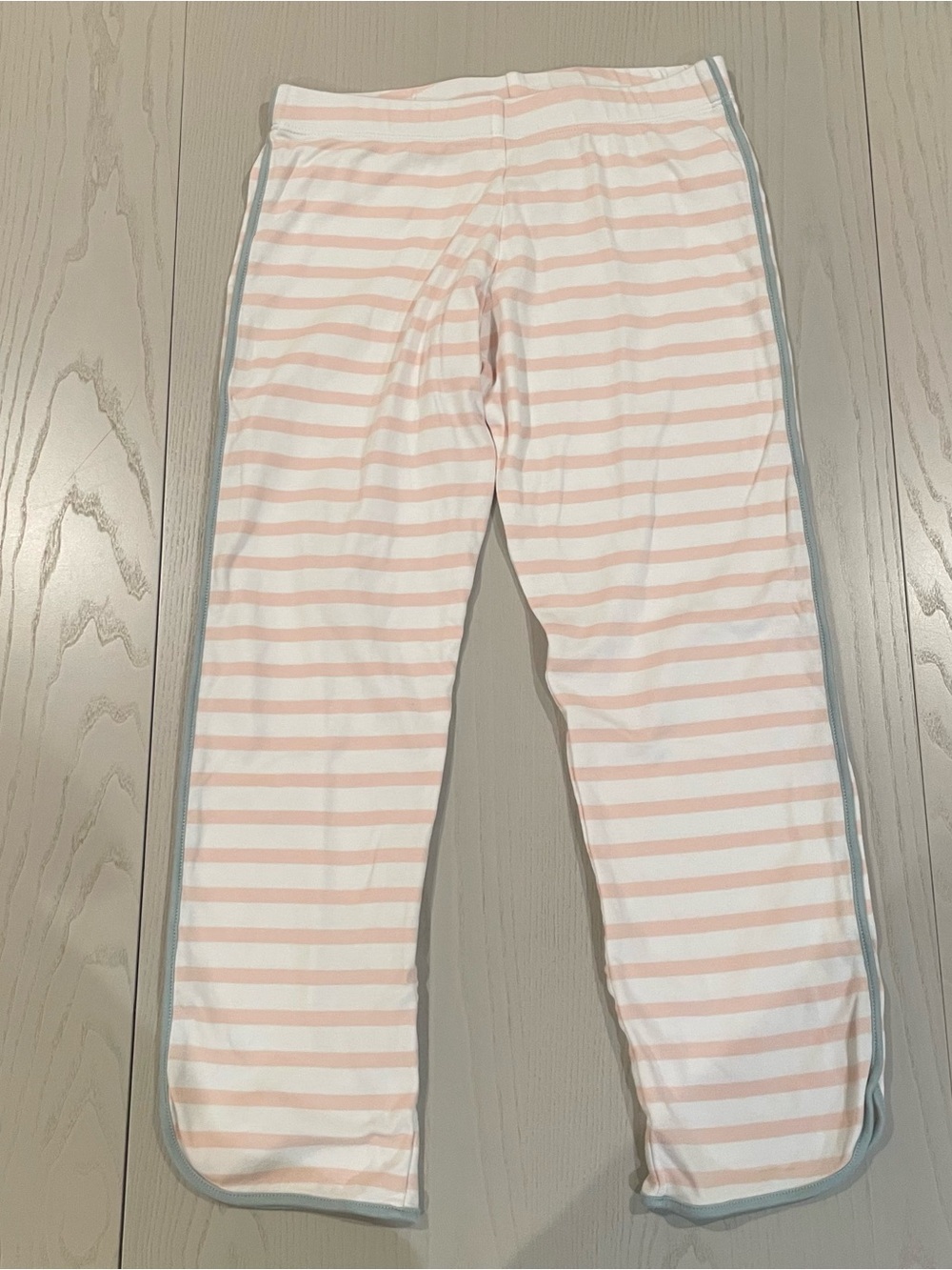 LAKE Pima Cotton Pajamas Pants (Pink Mint Stripe) - Size XSmall
